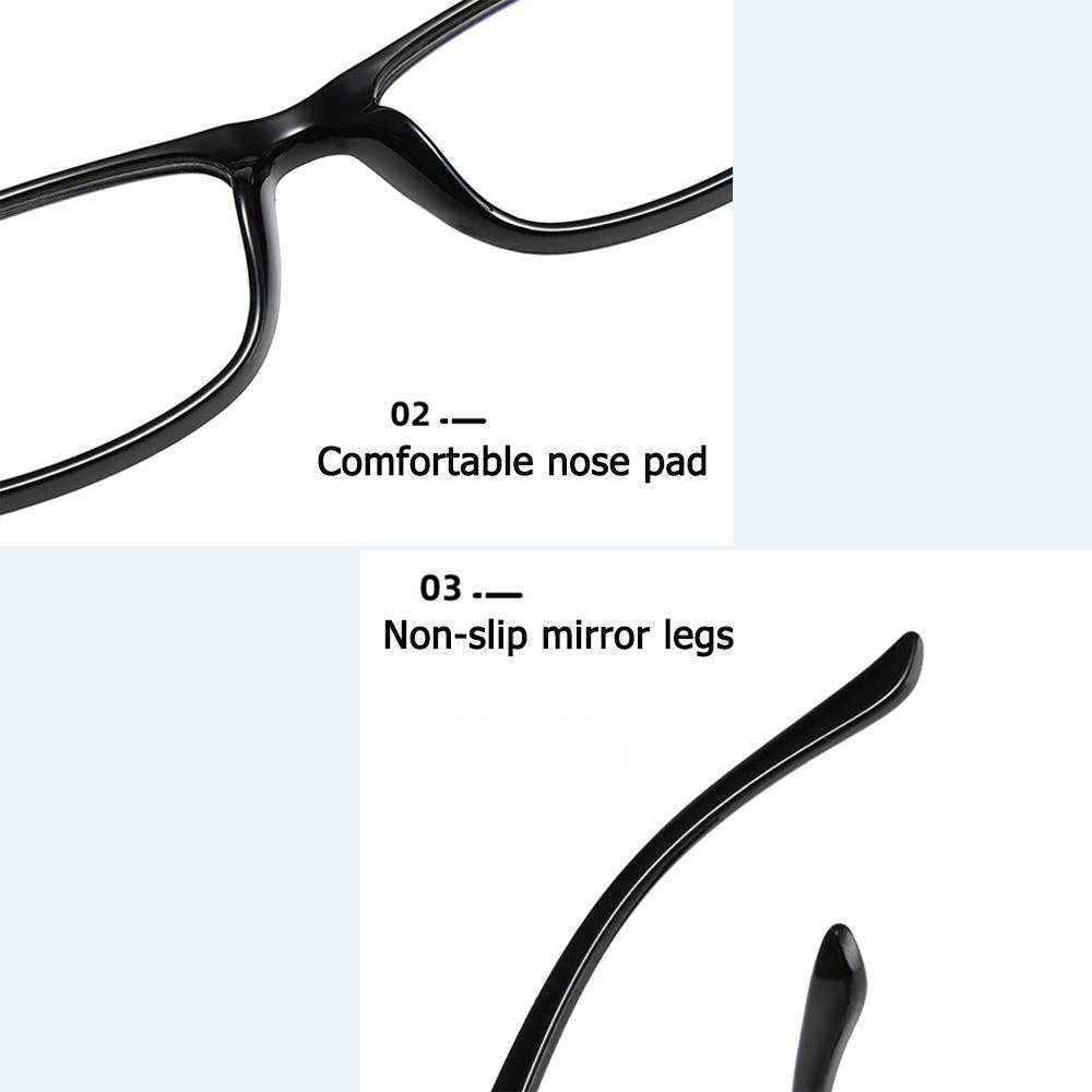 MELODG Kính Đọc Sách Trong Suốt Chống Tia UV