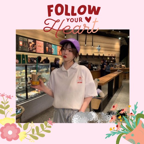 Áo Thun Polo Nam Nữ, Áo Phông Unisex Form Rộng Freesize 40kg - 55kg | BigBuy360 - bigbuy360.vn