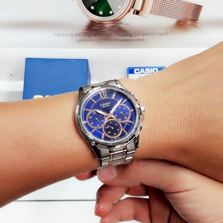 Đồng Hồ Dây Thép Không Gỉ Casio MTP-E315RG-2AVDF