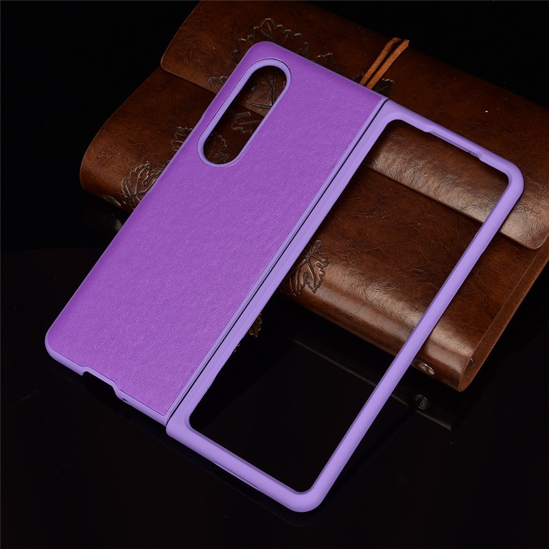 Bao Da Điện Thoại PU Phong Cách Retro Cho Samsung Galaxy Z Fold 4 5G Z Fold4 Fold 3