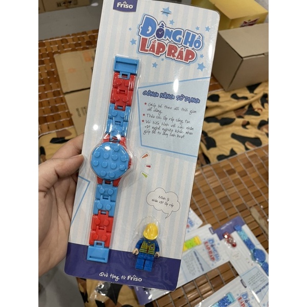 Đồng hồ lắp ráp Cảnh Sát, Phi Công, Kỹ Sư, Lính Cứu Hoả cho bé (dây điều chỉnh được.)