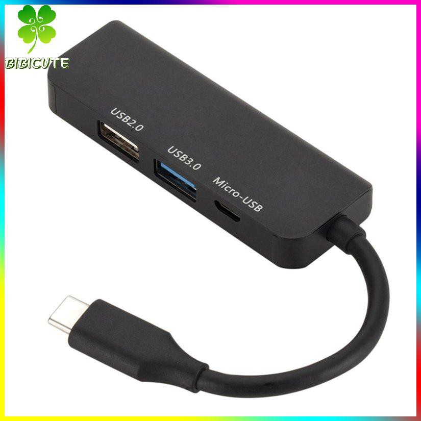 [Fast delivery]HUB Tpye-C To Micro USB 3.0 2.0 HDMI-Compatible 4 Port Splitter Adapter