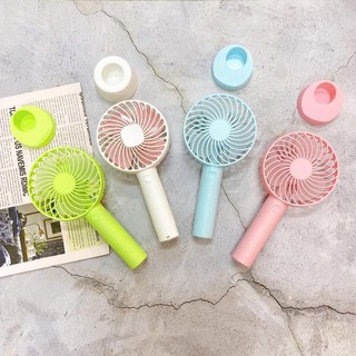 Quạt mini cầm tay có chân đứng