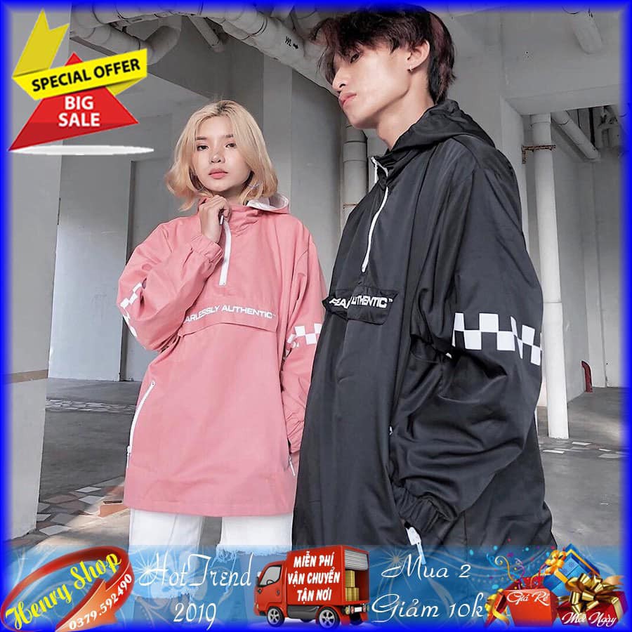 ÁO KHOÁC GIÓ NỮ HÀN QUỐC HOODIE CỰC CHẤT