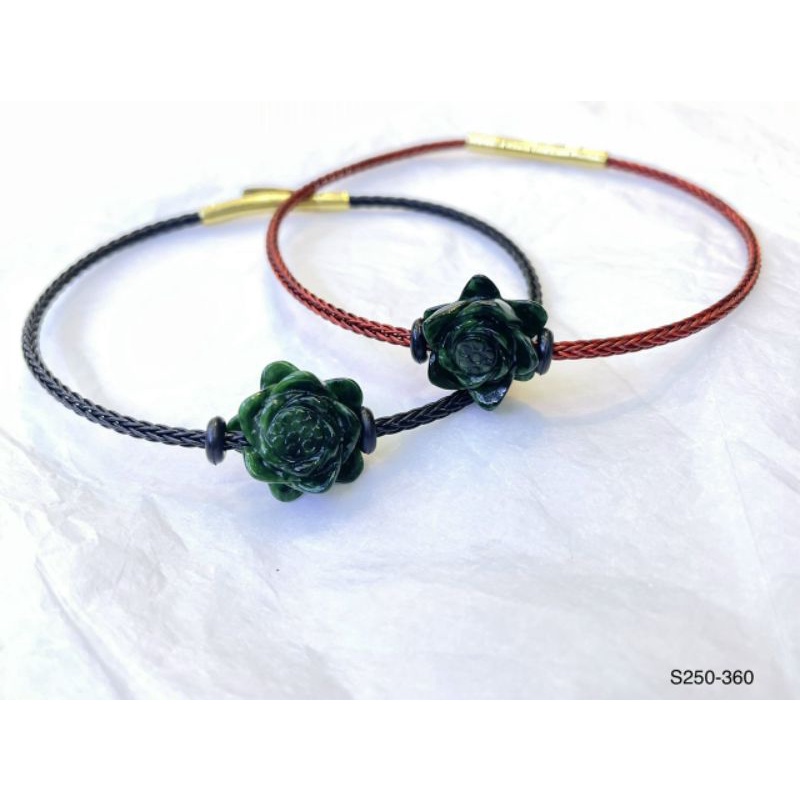 Vòng tay nữ bông sen đá sơn thủy thanh tẩy mang lại may mắn bình an