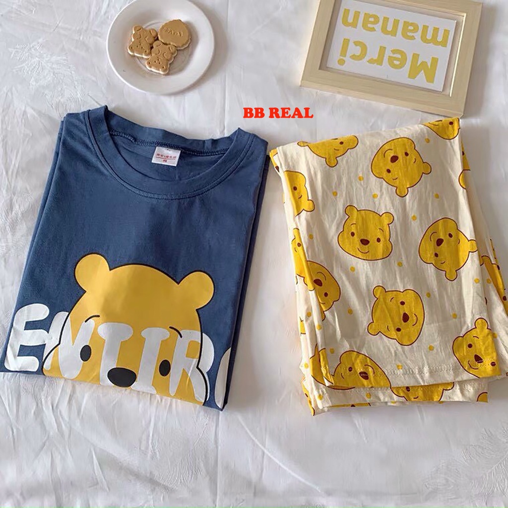 Đồ Bộ Mặc ở Nhà Bộ Đồ Ngủ Nữ Quần Dài Pijama Thun Lạnh Đẹp [CODE 21-24] Freesize Từ 45-60Kg - BB REAL