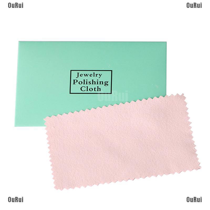 Set 10 Khăn Lau Trang Sức Màu Bạc Tiện Lợi