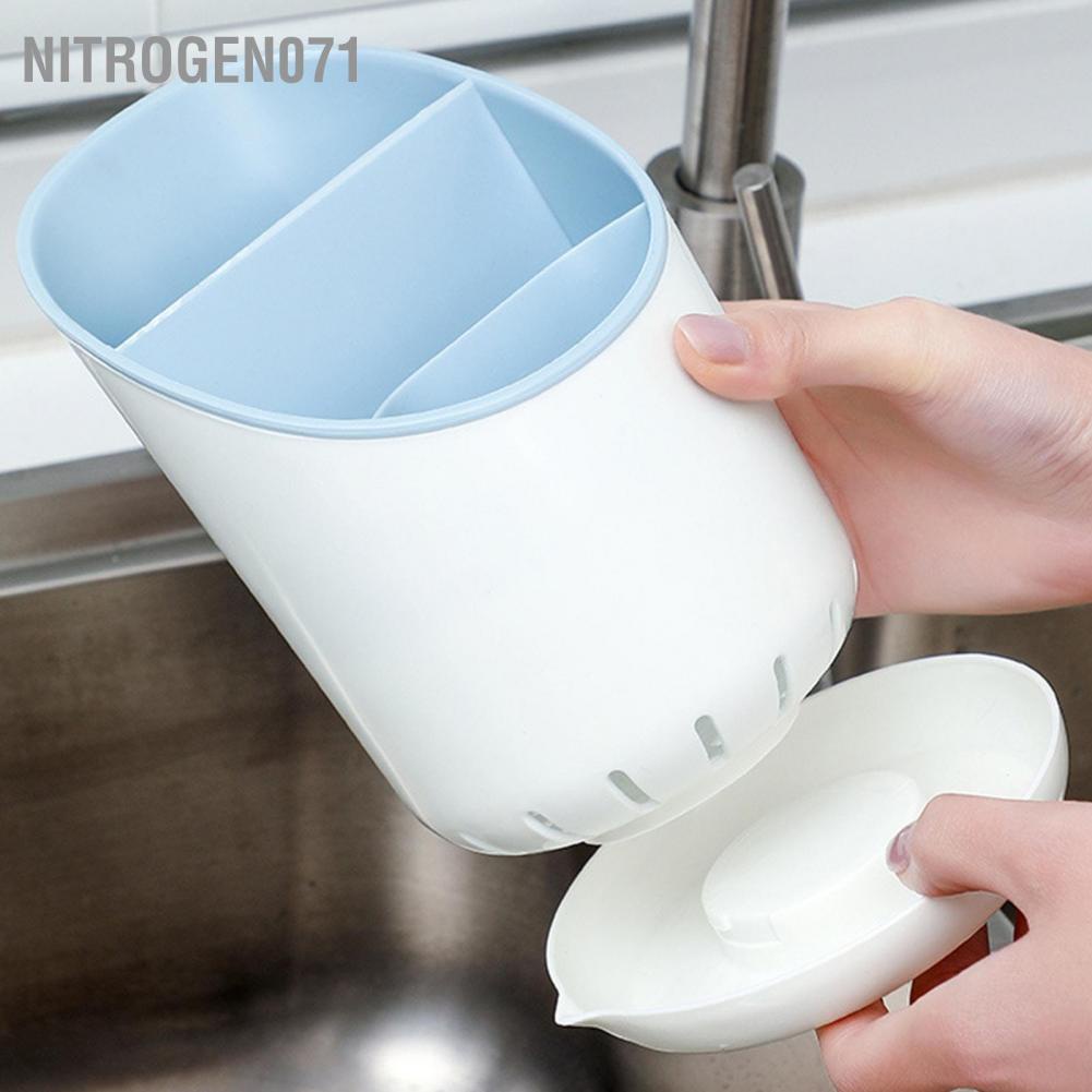 Nitrogen071 Kệ Đựng Đũa Thìa Dao Nhà Bếp Nhiều Ngăn No.2776