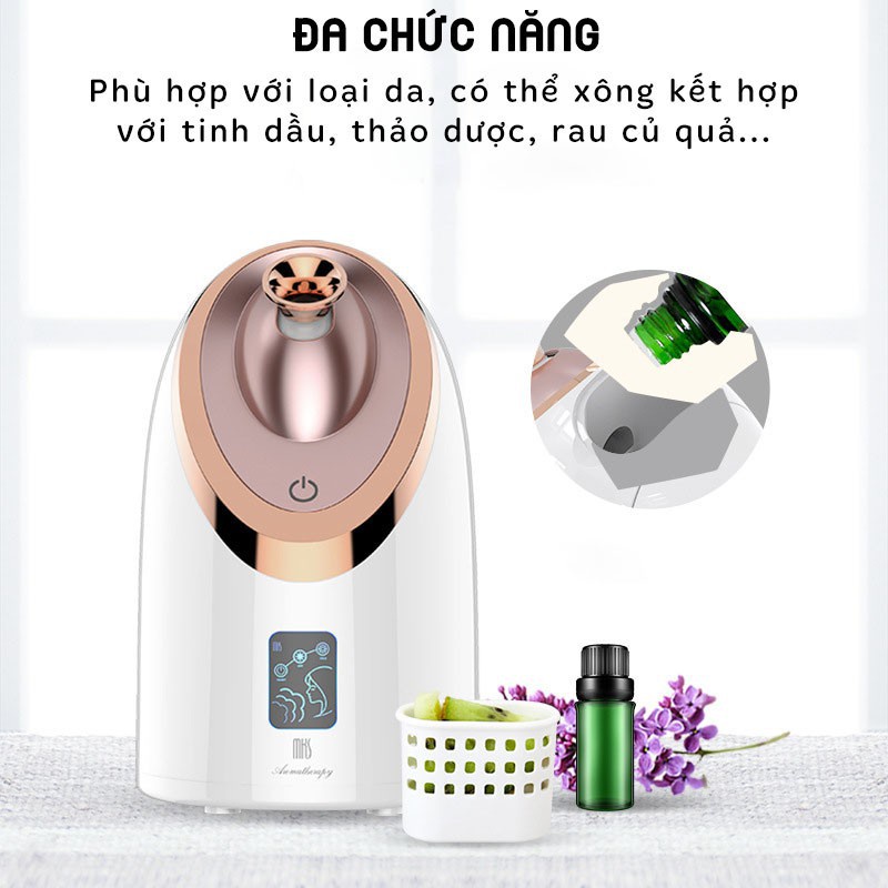 Máy Xông Hơi Mặt - Máy Xông Mặt Hot and Cold MKS-X75 - Làm Sạch Da Mặt, Loại Bỏ Bụi Bẩn, Tăng Hấp Thụ Dưỡng Chất Cho Da