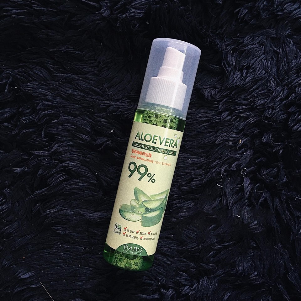 Xịt khoáng dưỡng và làm mềm da Lô hội Hàn Quốc 100ml - Hàng Chính Hãng