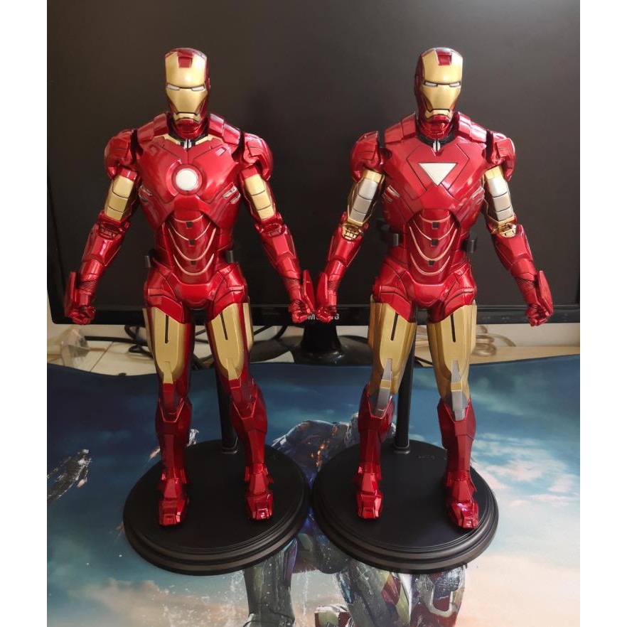 Mô hình Iron man MArk 4 MK, mk5 ,mk6, mk7 chính hãng empire toy crazy toy 1/6 - cao 30cm - Avengers