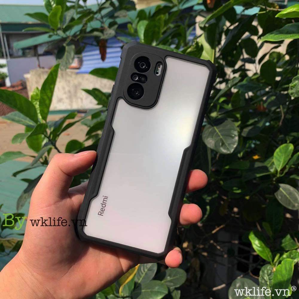 Ốp lưng cho Xiaomi Poco F3 - Redmi K40 chống sốc trong viền nhựa dẻo Chính hãng Xundd