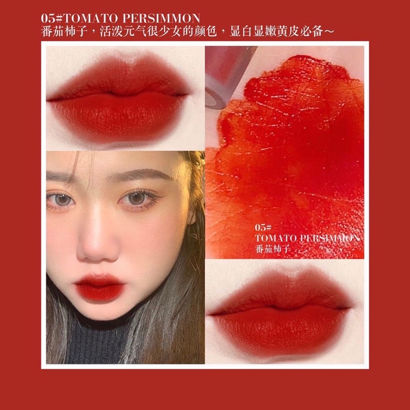 Set 5 son kem lì Magic Casa cô gái - son nội địa trung