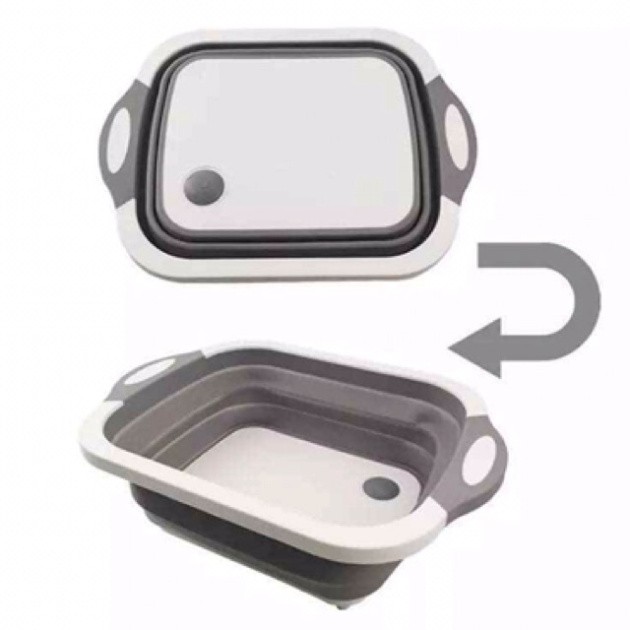 Bộ Thớt và Chậu Gấp Gọn Đa Năng 2 in 1