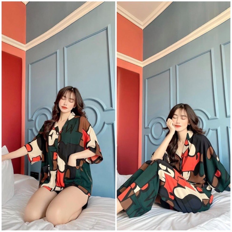 PIJAMA LỤA CÁNH DƠI CAO CẤP NGẮN - DÀI