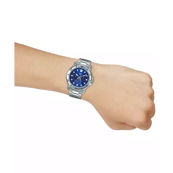 Đồng hồ nam dây kim loại Casio Anh Khuê MTP-VD300D-2EUDF