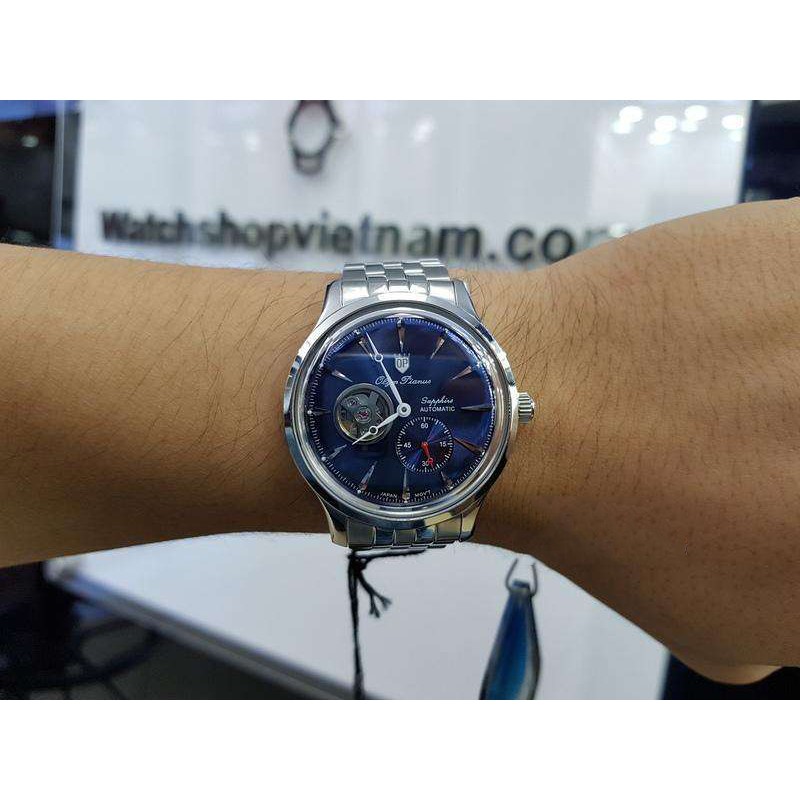 Đồng hồ nam dây kim loại Automatic Olym Pianus OP99141-77 OP99141-77AGS xanh lam