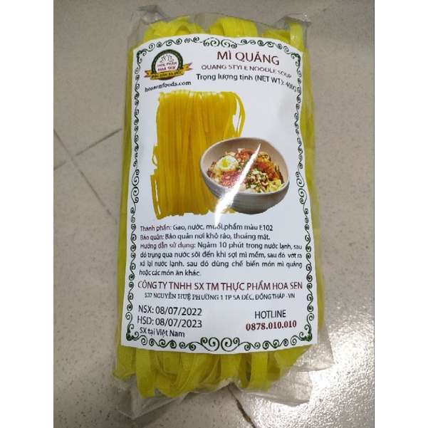 MÌ QUẢNG KHÔ SA ĐÉC 400g