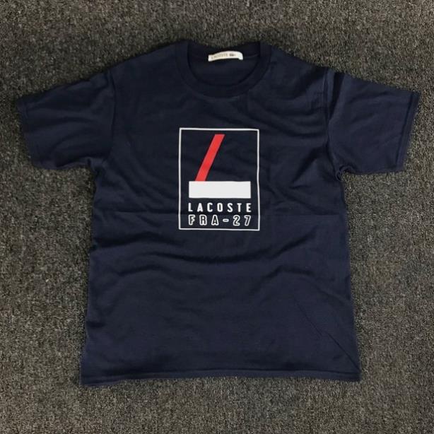 LACOSTE Áo Thun In Hình Thuyền Buồm Thời Trang Cho Nam !