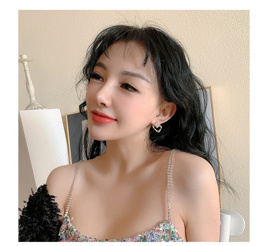 Bông tai đính đá thời trang cho nữ