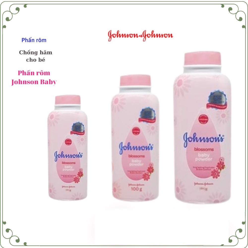 Phấn em bé JOHNSON baby Blossoms Baby Powder - Phấn rôm johnson baby 100g /180g /380g
