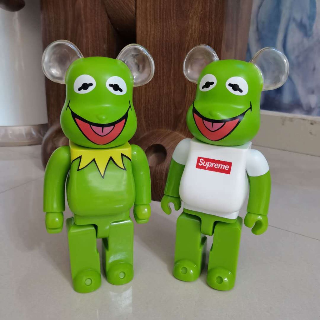 Bearbrick 400% enamel loạt hình con gấu bạo lực xây dựng khối gấu