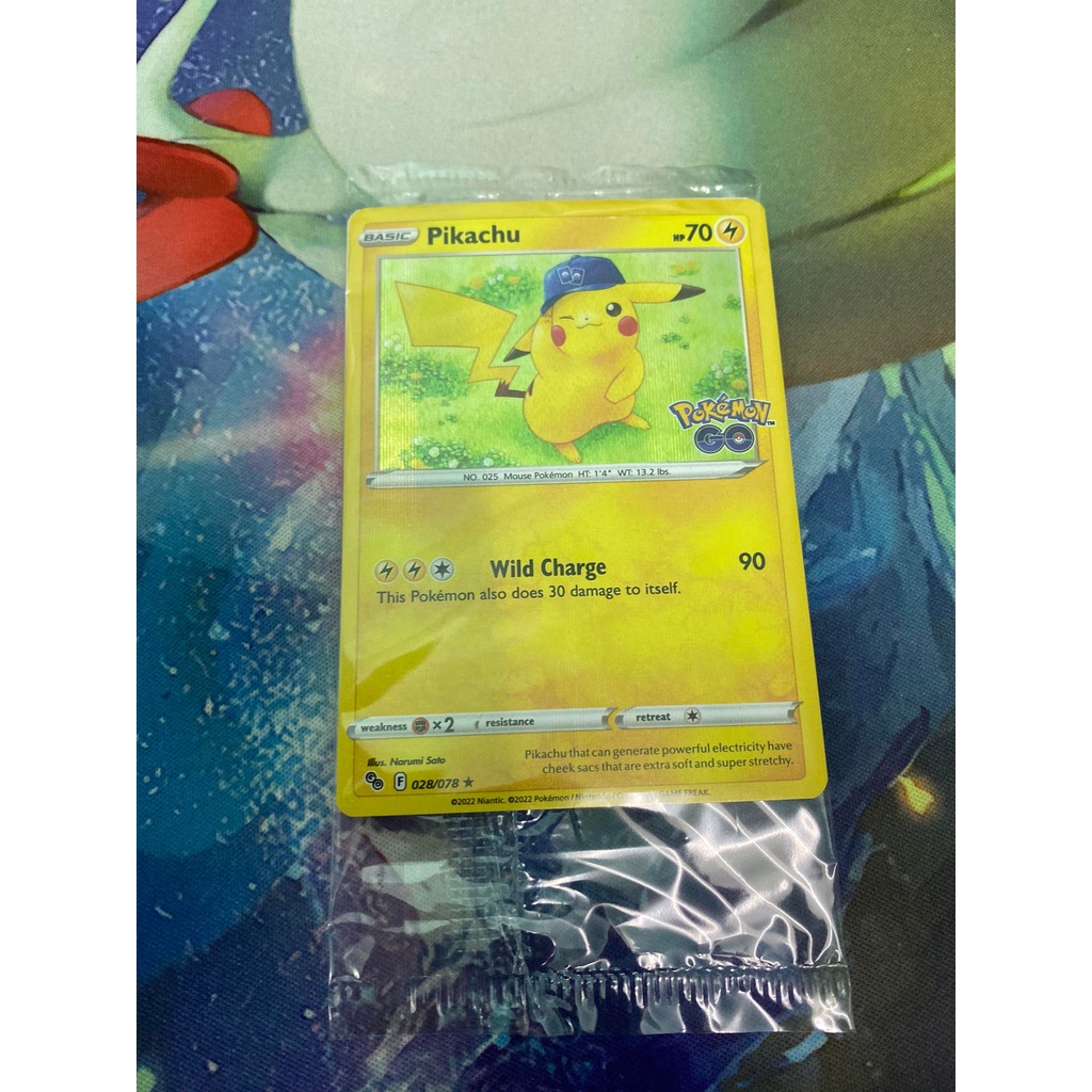 Pack sealed PROMO Pokemon - Pikachu - Pokemon Go- ENG - TCG