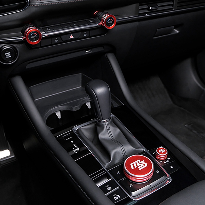 Vòng Trang Trí Bảo Vệ Núm Điều Hòa Xe Hơi Mazda 3 2019 2020 2021