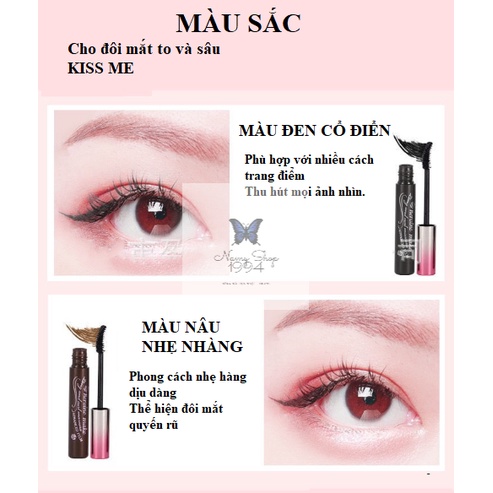 Mascara kiss me hàng auth chống nước dày mi dài mi và tạo mi cong, chuốt mi kiss me niềm tự hào của bạn NMS001 | BigBuy360 - bigbuy360.vn