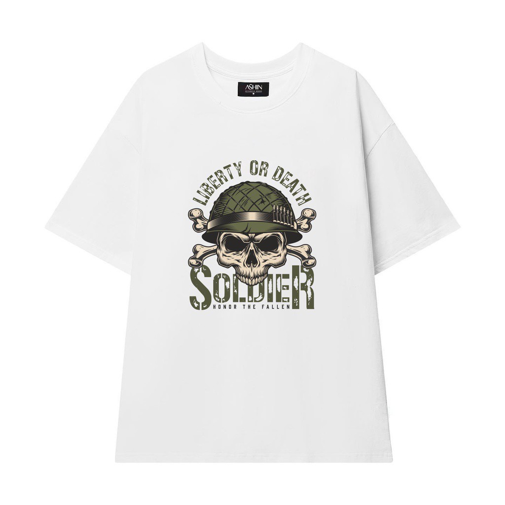 AM48 - Áo phông Liberty Or Death - Local brand 5S Studio Studio