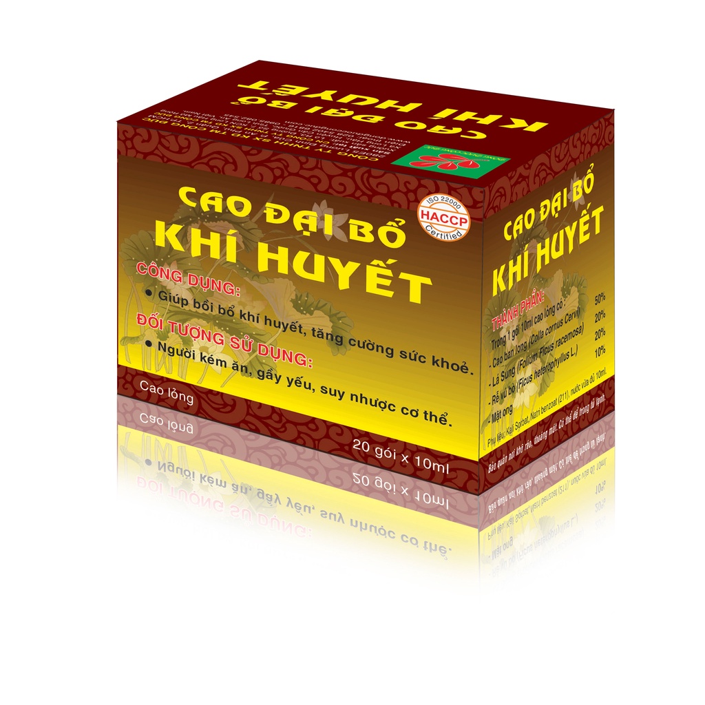 CAO ĐẠI BỔ KHÍ HUYẾT CÔNG ĐỨC (CAO BAN LONG) - ĐÔNG DƯỢC CÔNG ĐỨC