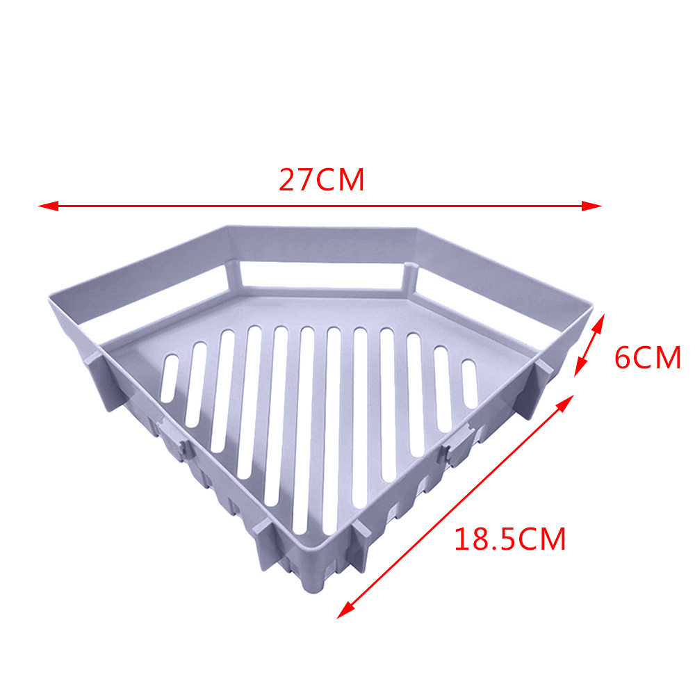 Giá Đỡ Xà Phòng Gắn Góc Tường Nhà Tắm Bằng Nhựa Tiện Dụng