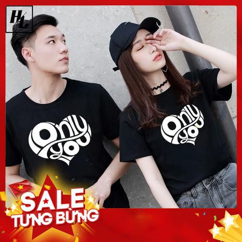 Áo thun Cặp Đôi Nam Nữ Couple - Only You 2 - Hàng nhập khẩu