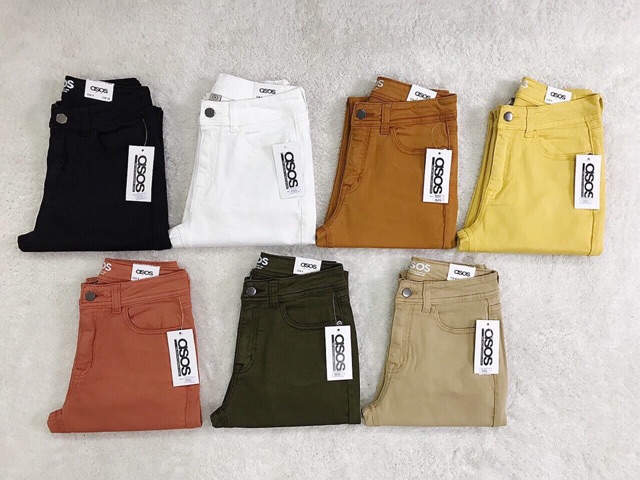 Quần jeans nữ baggy màu mới