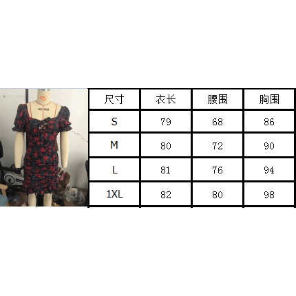 Đầm Tay Phồng Cổ Vuông In Họa Tiết Hoa Cổ Điển Thời Trang Mùa Hè Cho Nữ