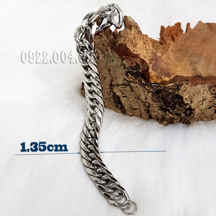 Lắc tay nam kiểu xích kép LZ1208