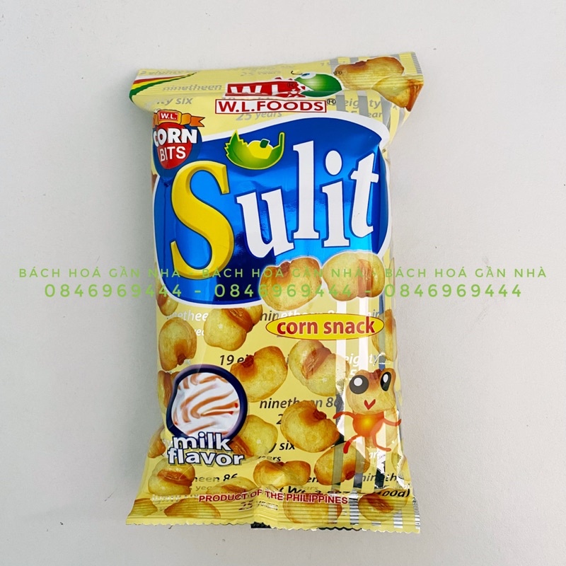 Bắp rang Sulit Vị Sữa gói 100g