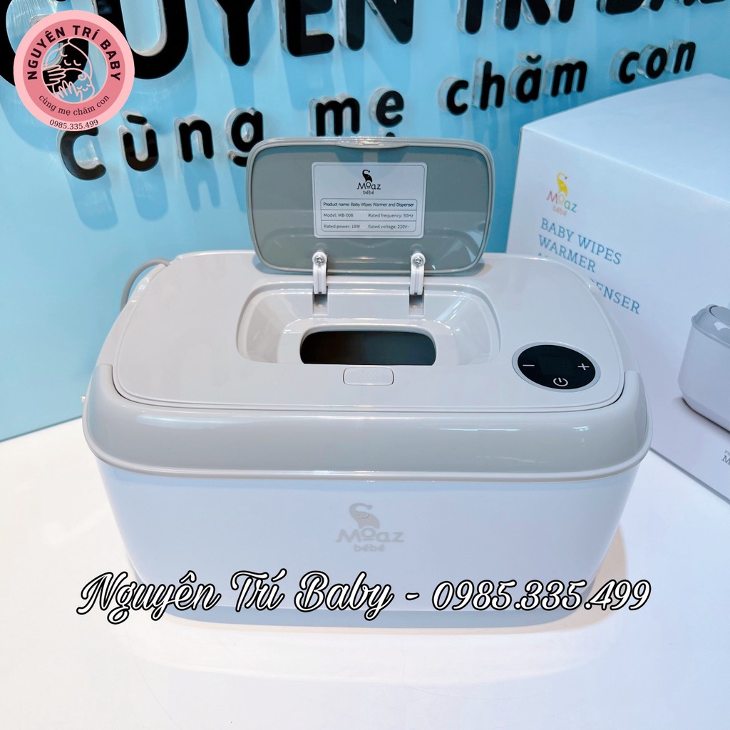 Máy làm ấm khăn ướt Moaz bebe MB008, MB059