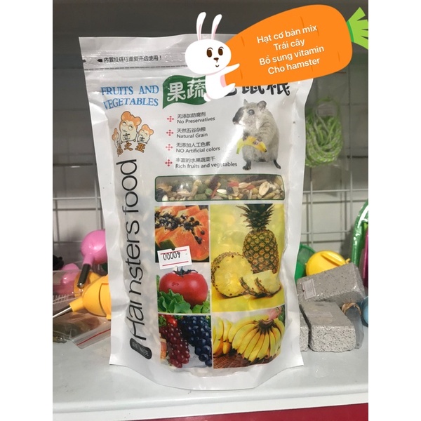 Thức ăn hoa quả  cho hamters - thức ăn Hải sản cho hamster