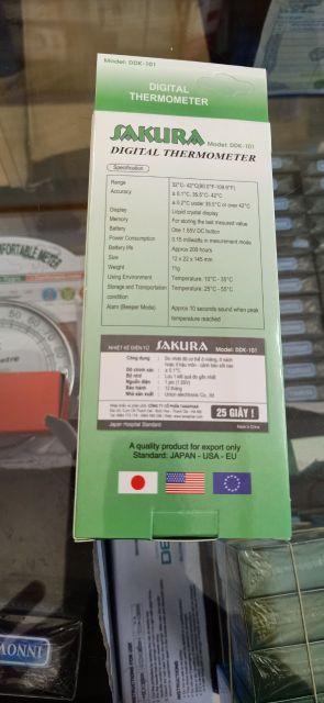 Nhiệt kế điện tử Sakara