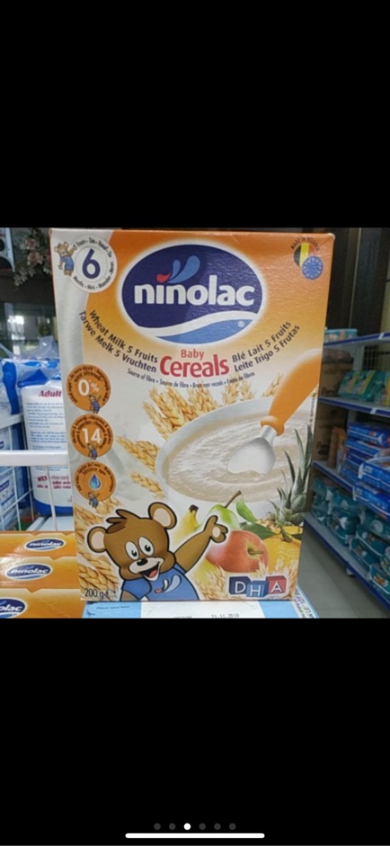 [Xả kho] Sữa Bột Ăn Dăm Ninolac nhập nguyên hộp từ Bỉ