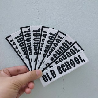 sticker thêu logo thêu ủi patch ủi iron patch Old School