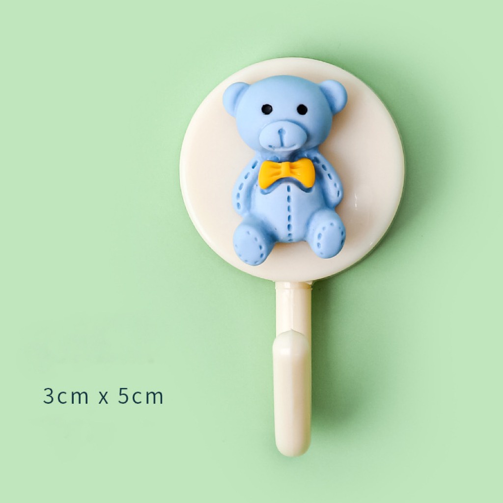 Móc dán tường hình dễ thương - Móc treo hình thú tiện lợi