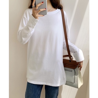 Áo thun tay dài cổ tròn oversize 46445