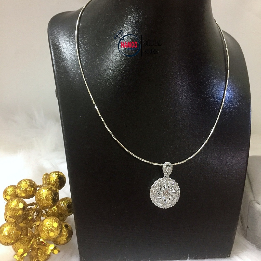 Kiềng Bạc Nữ V845, Kiềng Cổ Mềm Nữ Hàng Cao Cấp Namoo Jewelry