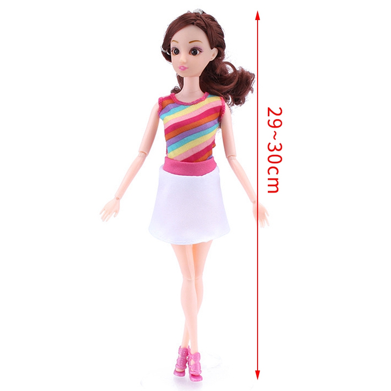 Đầm Đồ Chơi Búp Bê Barbie 29-30cm Thích Hợp Làm Quà Tặng Các Bé