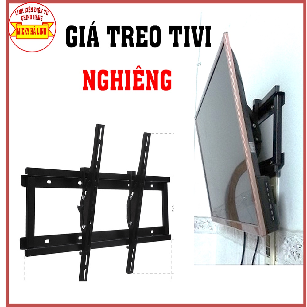 Khung treo TV Nghiêng từ 37 - 63 Inch ( Nghiêng 45 độ, 40-50mm)