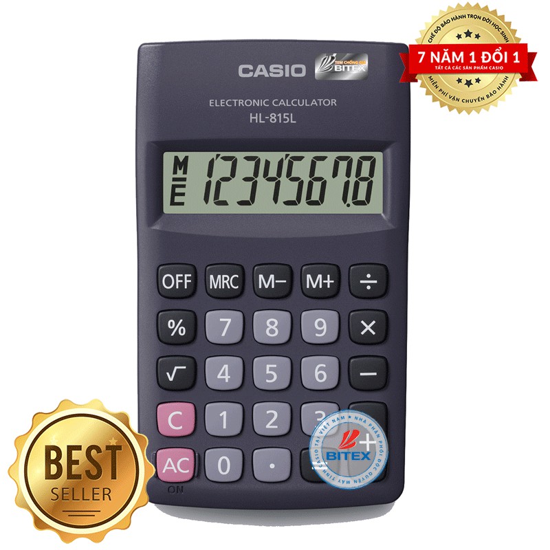 Máy tính CASIO HL815L-BU (chính hãng)