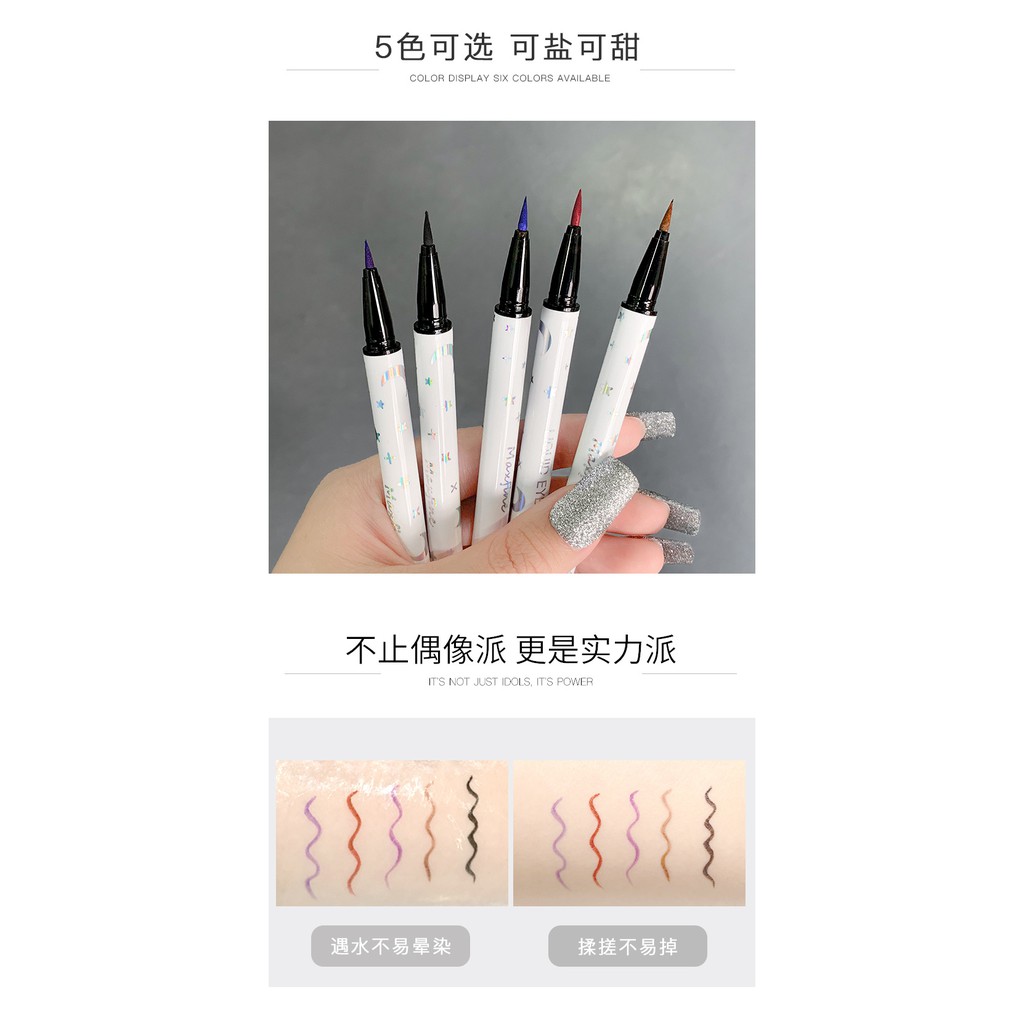 Kẻ mắt nước hình sao nhiều màu không lem, chống trôi nội địa Trung | BigBuy360 - bigbuy360.vn