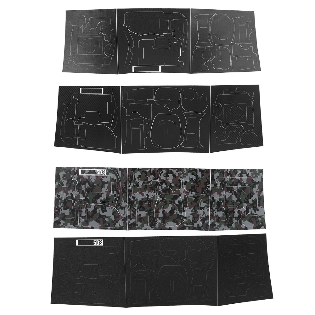 DSLR Camera Body Cover Kit Stickers Protective Skin Decoration Fit for Canon SLR 5D3